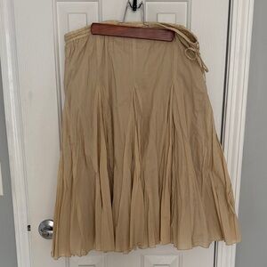 Banana Republic Tan Full Skirt
